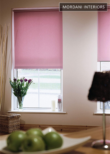 Techno Fab Baby Pink Translucent Roller Blinds 